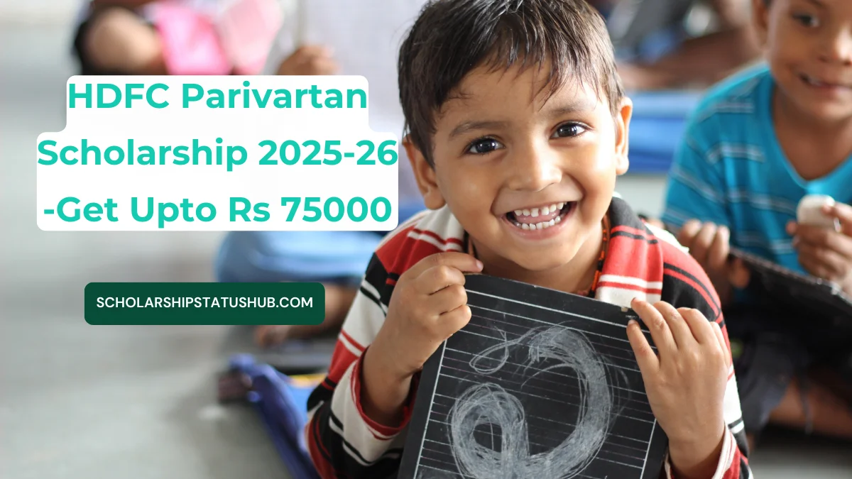HDFC Parivartan Scholarship 2025-26